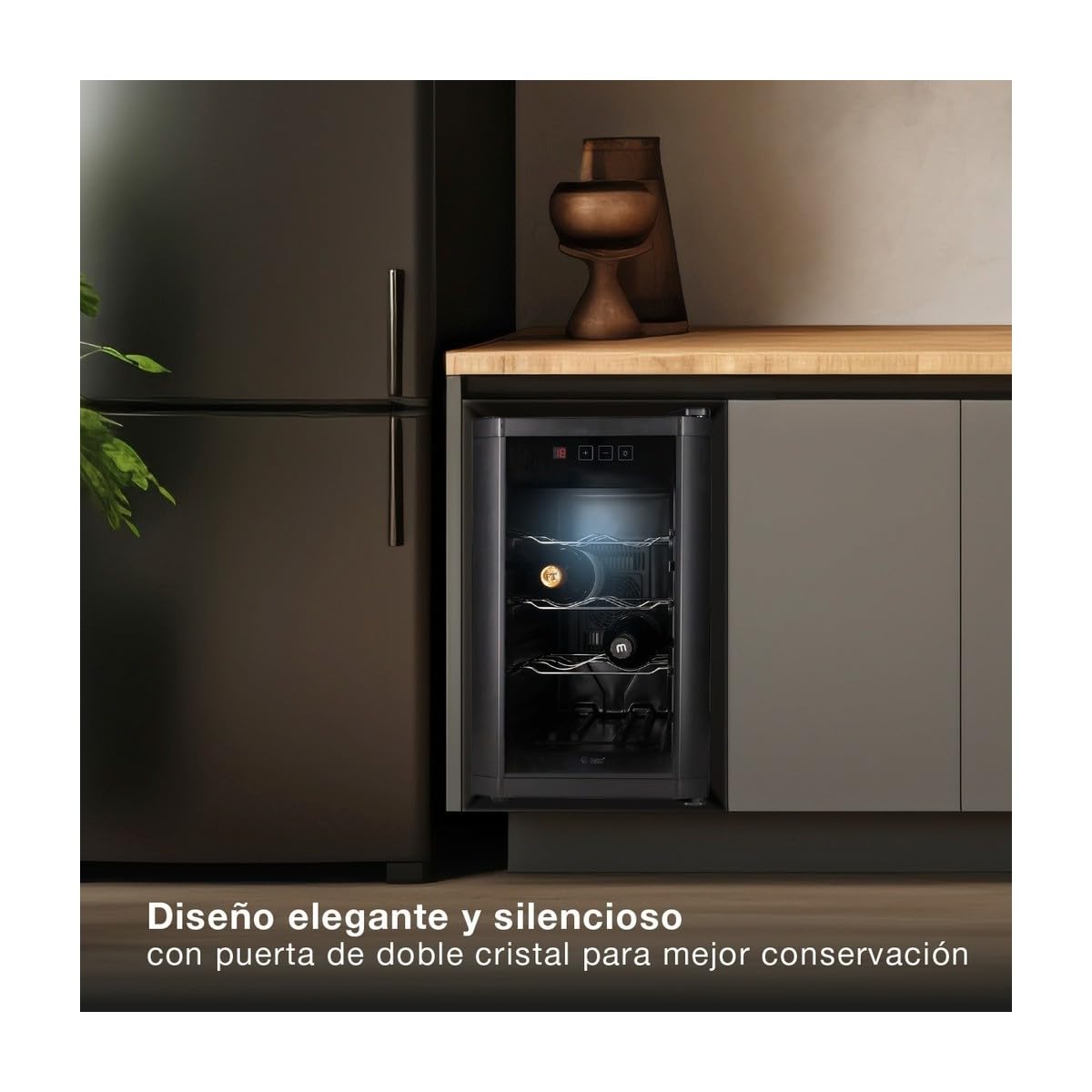 Vinoteca 8 botellas ultrasilenciosa