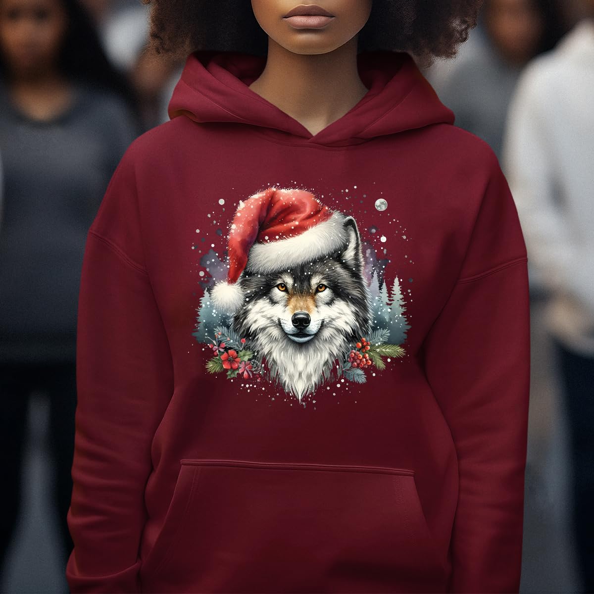 Wolf - Maglione natalizio natalizio