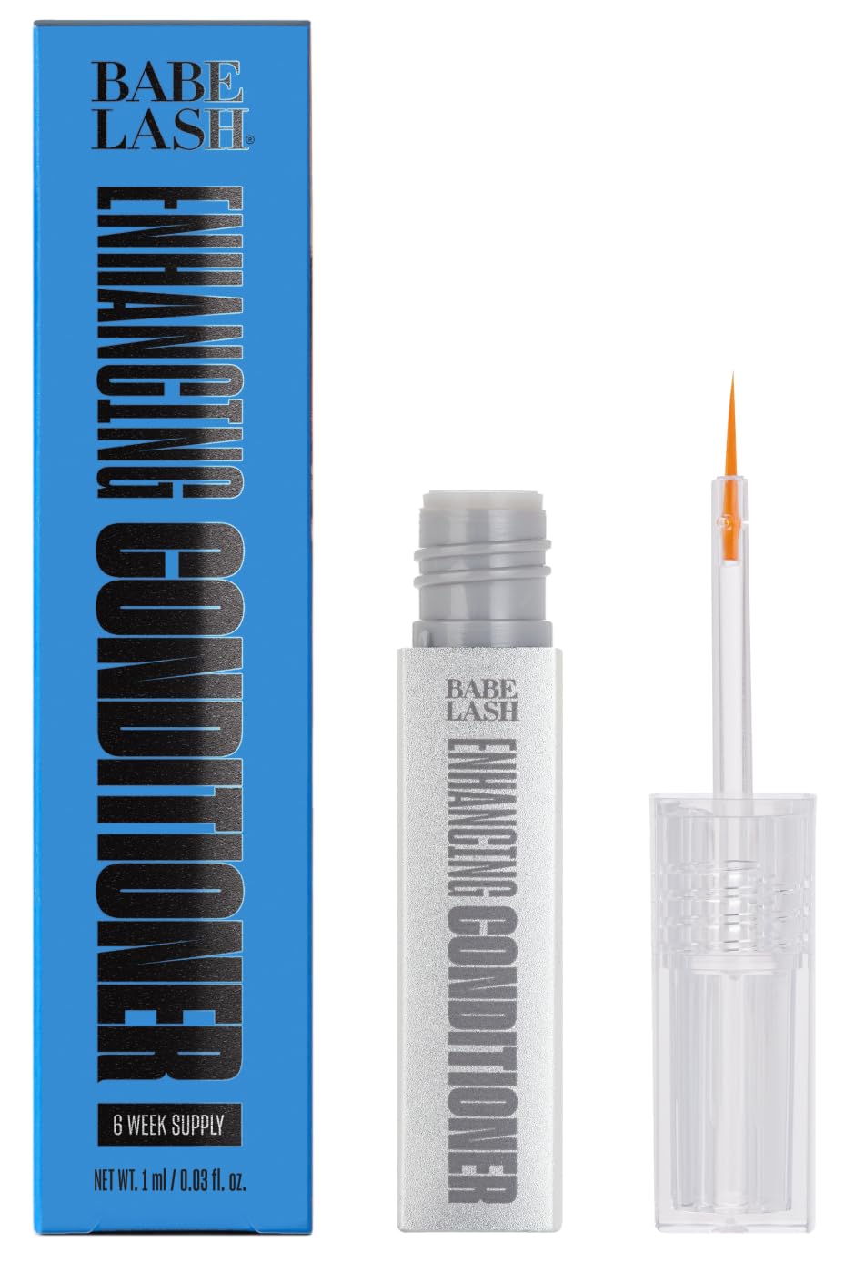 Babe Original Babe Lash Enhancing Conditioner - Conditioning Serum for Eyelashes, with Peptides and Biotin, Promotes Fuller & Thicker Looking Lashes, Companion to Essential Lash Serum 1 mL, Starter Supply