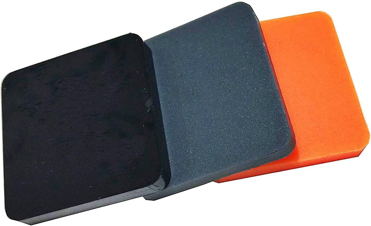 Shore D Hardness Test Block Type D with 3 Different Durometer Color Block for Shore Durometer Rubber Hardness Tester