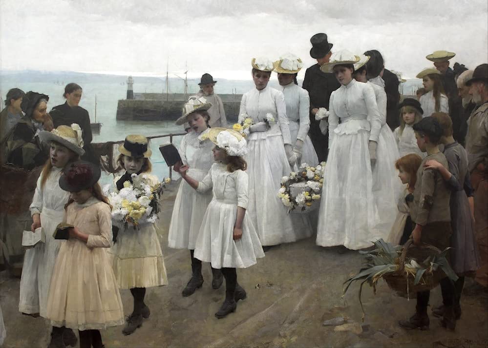 Affiches d'Art Frank Bramley pour la décoration murale du salon 60x90cm