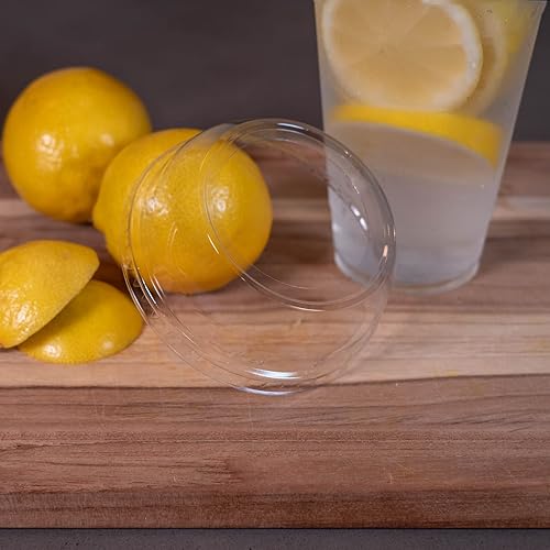 Miniatura 2 de Tapa de cúpula de orificio ancho, tapas de plástico PET de 3.858 in de diámetro [caja de 1000 unidades]