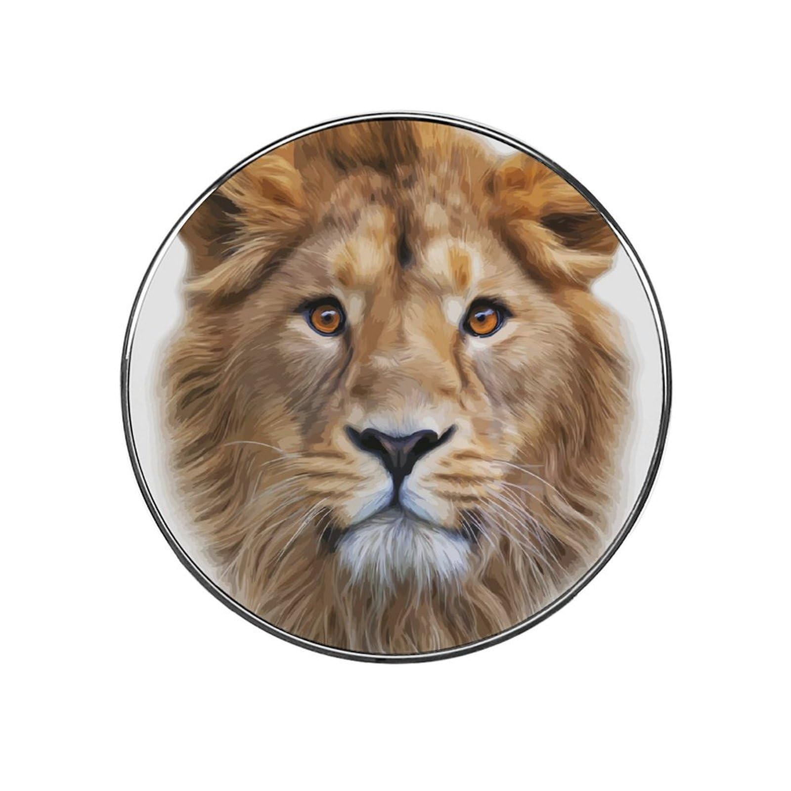 Lion Alloy Fridge Magnet For Office Cabinet Refrigerator Whiteboard Photo