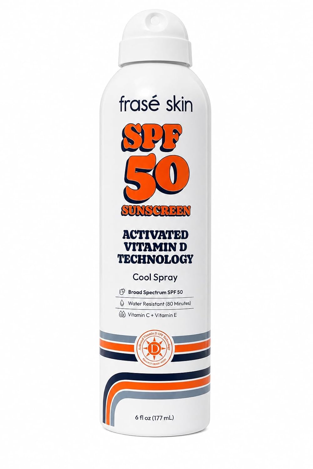 Frase Sunscreen Cooling Spray, Vitamin D Technology (6oz)