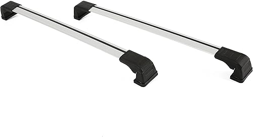 Miniatura 4 de HECASA Barras transversales con cerradura compatibles con Mazda 5 220 libras 2006-2017, portaequipajes, portaequipajes, portaequipajes, rieles