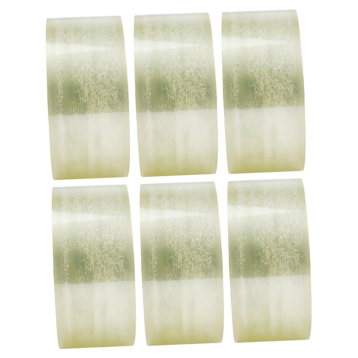 6 Rollen Breites Transparentes Klebeband aus Pet mit Starkem Halt und Schneller Klebkraft für Verpackungen zu Hause und Workshop