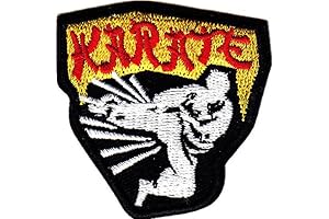 Embroidered “Karate” Patch: A Martial Mastery Emblem