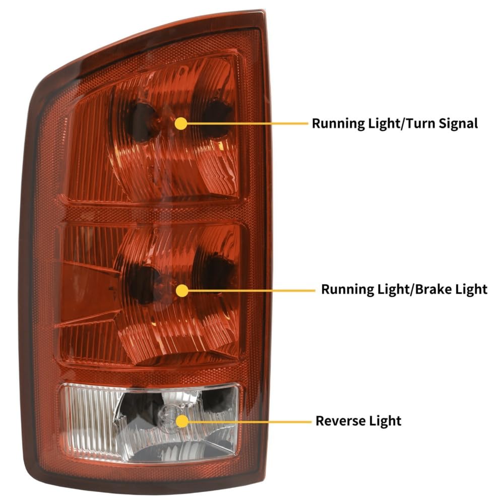 Amazon.com: AotiByChe Tail Light Halogen Rear Left Side Plastic 