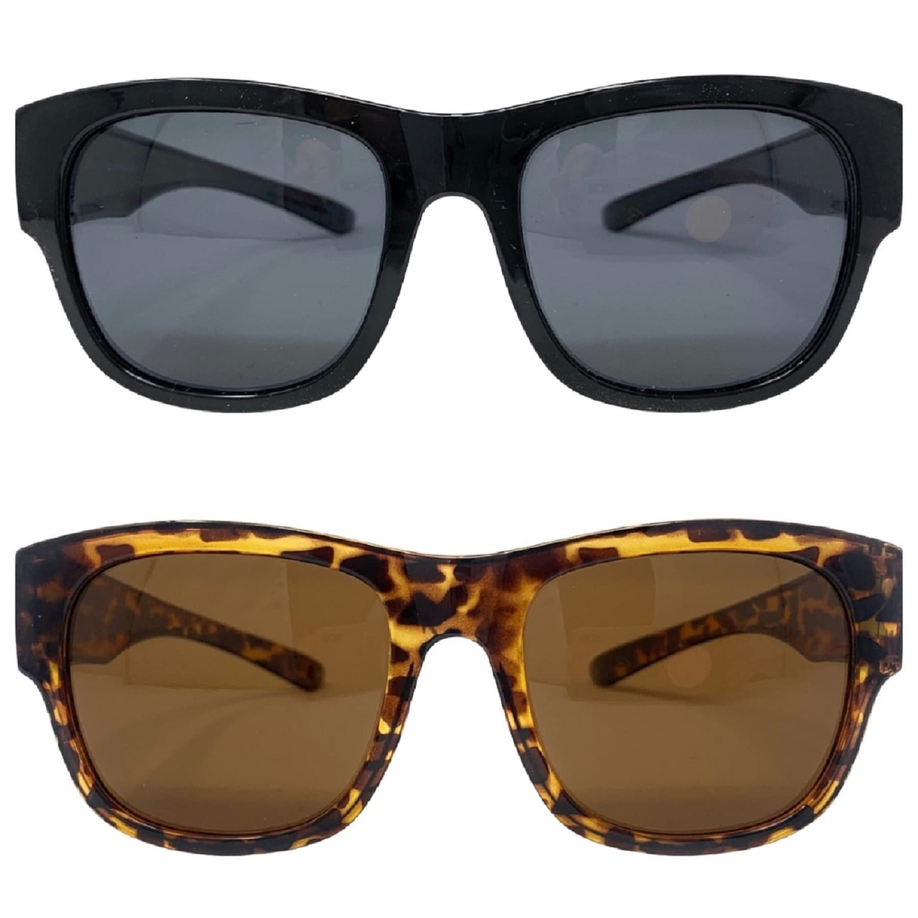 The Aloha Fit Over - Gafas de sol polarizadas unisex envolventes, OTG, para usar sobre gafas de sol