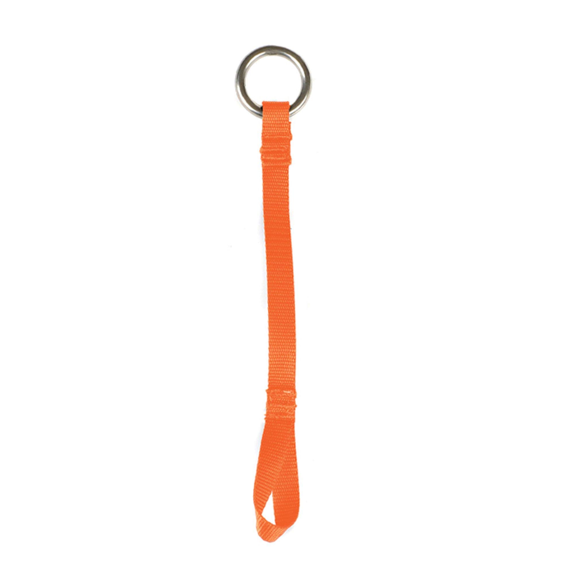 Gear Keeper Load Ring Strap TA1-2001-10PK - 10 lb Tool Weight Limit - Reinforced 8" Nylon Webbing - Stainless Steel Ring - Tethered Tool Attachment - ANSI/ISEA 121-2018 Compliant - USA Made (10-Pack)