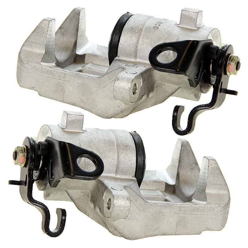 ATEC GERMANY 2x Pinza de freno trasera izquierda y derecha soporte, compatible con AUDI A3, TT, SEAT CORDOBA (6K5), IBIZA, TOLEDO, SKODA OCTAVIA 1, VW GOLF 4, NEW BEETLE, POLO Variant (6V5)