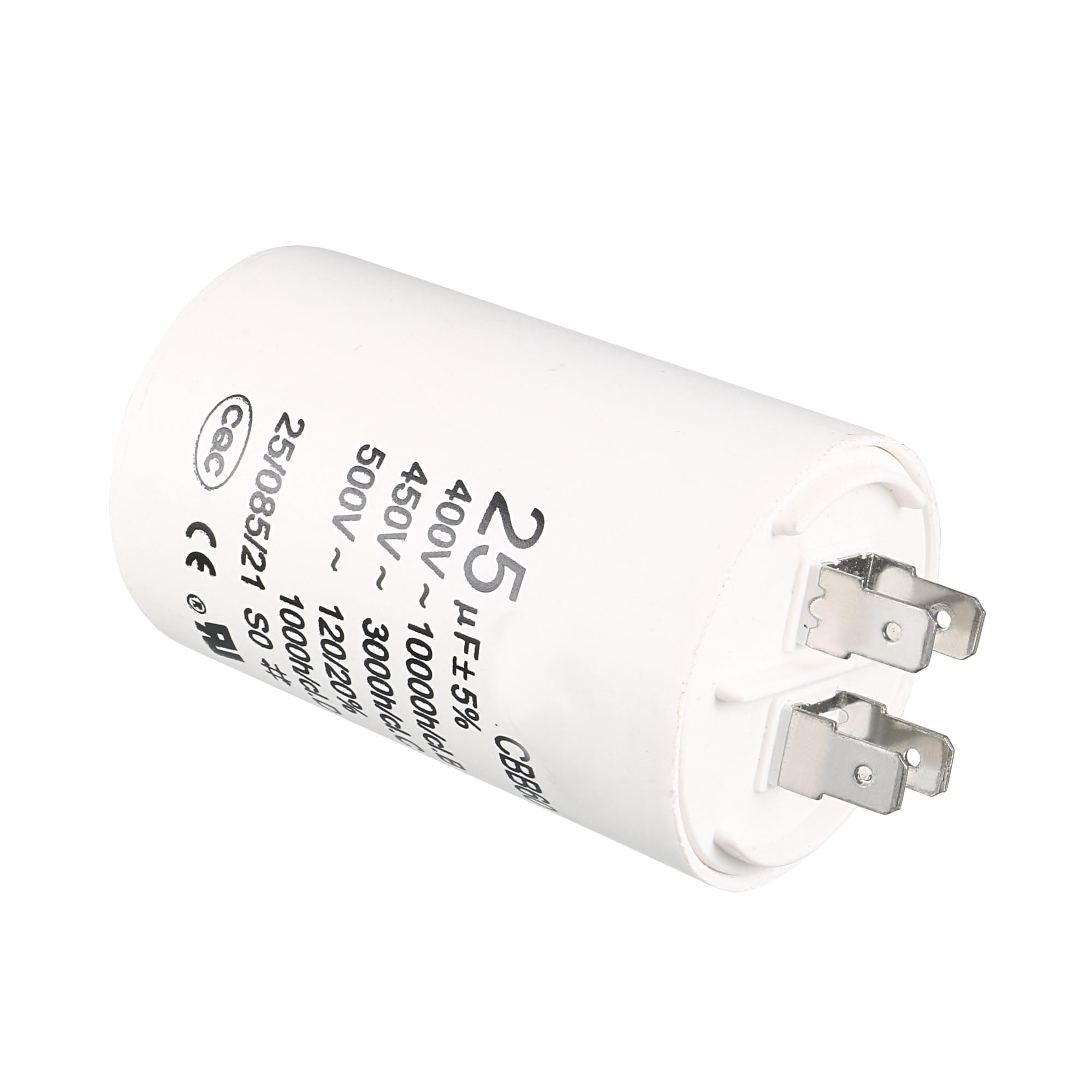 その他 pap uxcell CBB60 Run Capacitor 25uF 450V AC Double Insert 50