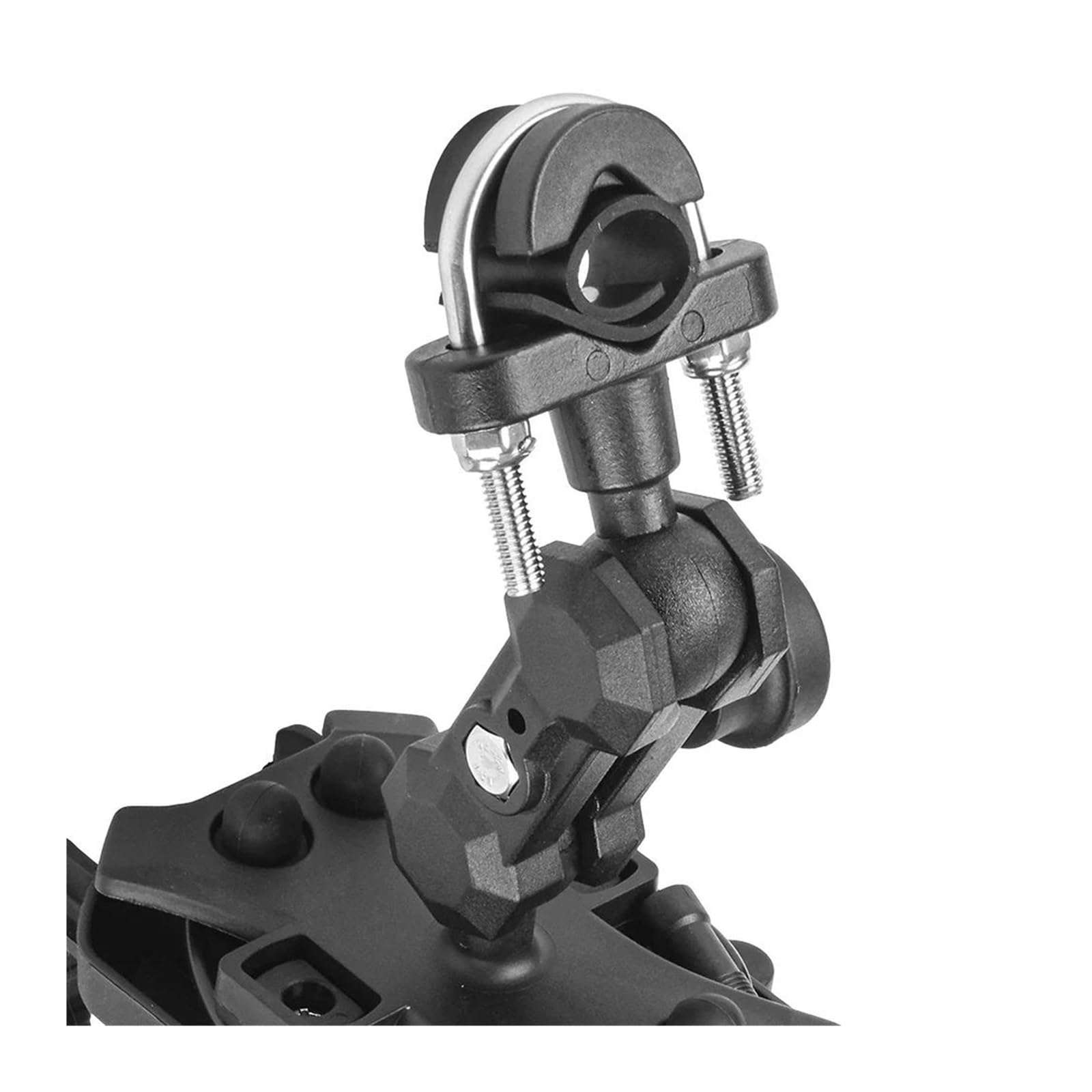 GPS para Motocicleta reducción Soporte para Teléfono Móvil Recargable, Rotación De 360 ​​°, Montaje Antivibración Ajustable con Cubierta Sombrero, Motocicleta Universal(Charging-Handlebar)