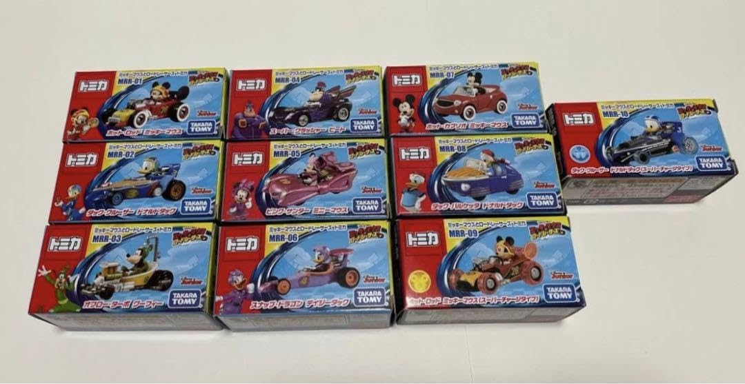 ディズニー トミカ ミッキーマウスとロードレーサーズ 全10種セット