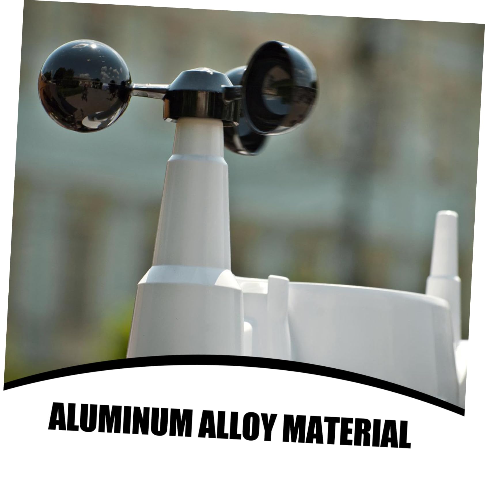 SEWOART Replacement Anemometer Cup Cup Anemometer Structure Aluminum Alloy Material for Wind Speed Measurement Practical Design