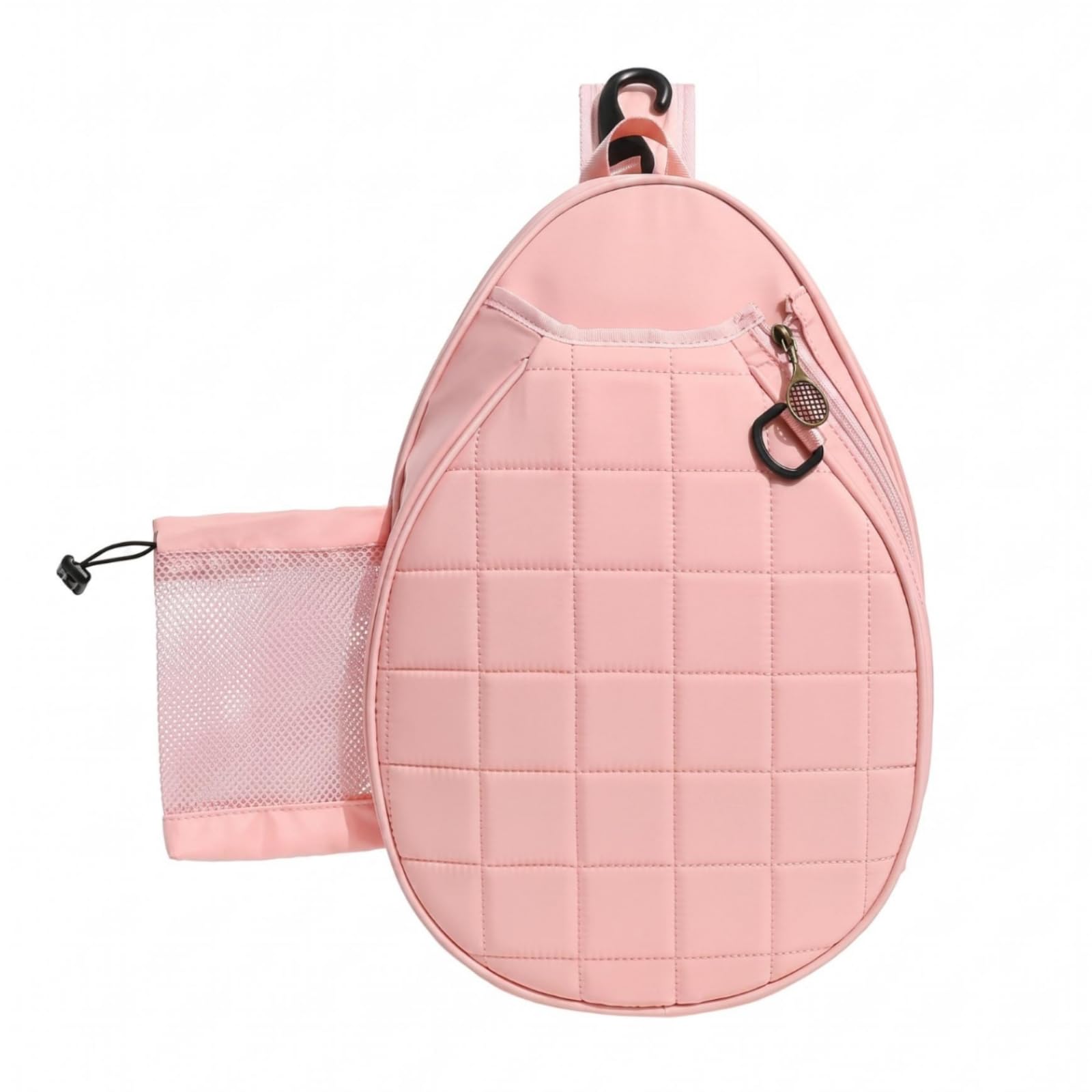 TISHITA Zaino Sport Donna Borsa Racchette Tennis Borsa Padel Borsa Badminton Borsa Imbottita con Griglia Cucita E Chiusura a Cerniera in Poliestere Adatta per
