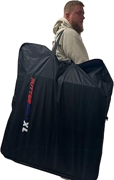 PutterBall XL Portable Putting Green Travel Carrying Bag Durable Polyester Nylon Case with Shoulder Strap Extra Large Travel Golf Bag for Putting Mat Balls and Putters Storage and Transport