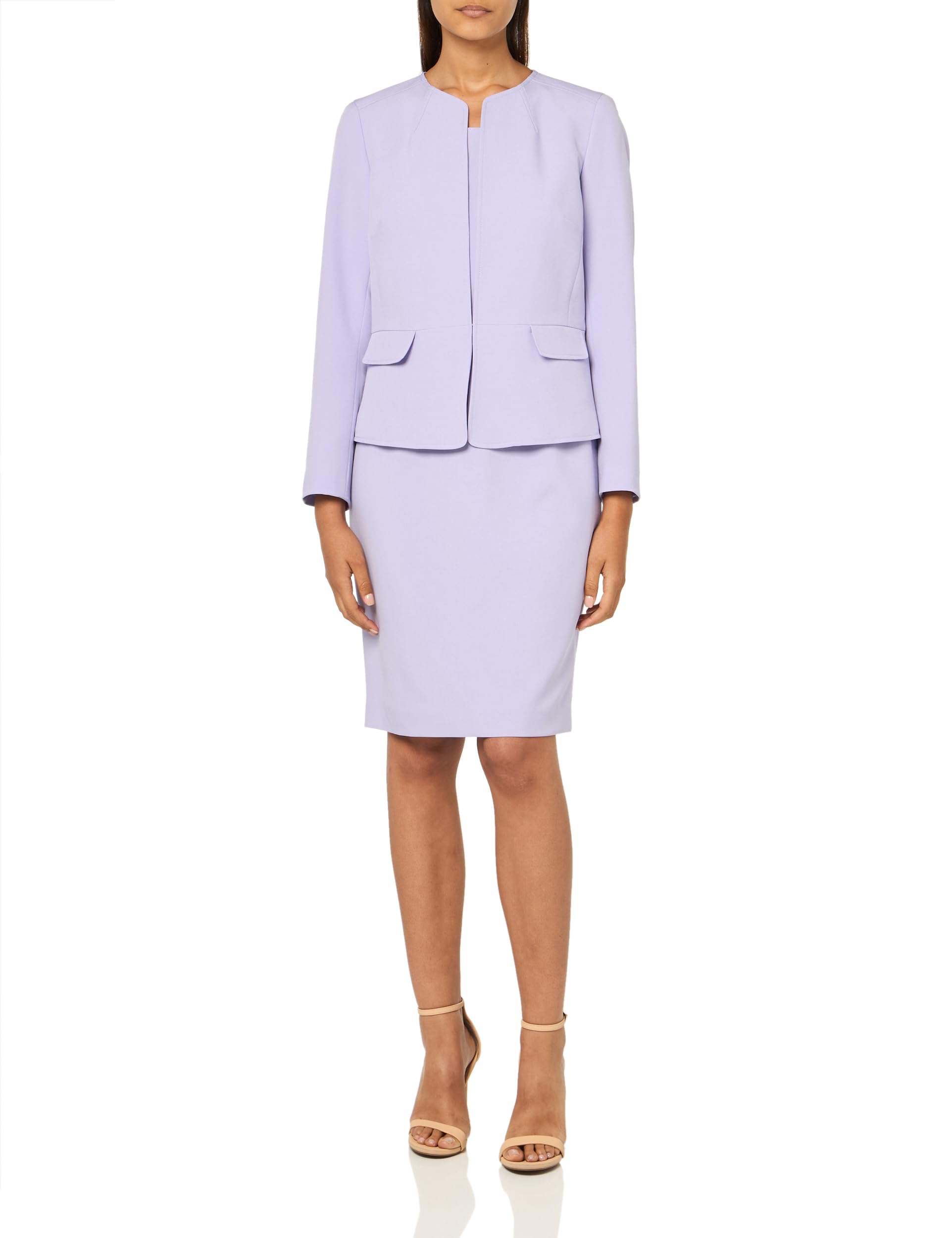 Le Suit Women's Cardigan-Style Blazer &amp; Sheath Dress, 2pc Set