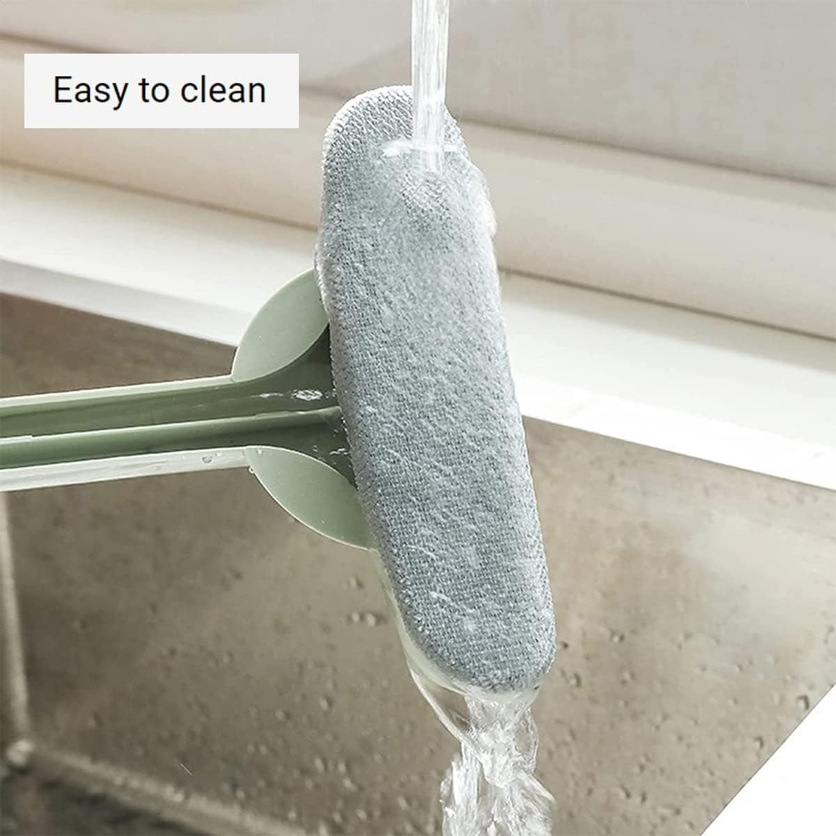 BOTIST Multifunctional Screen Brush 2 in 1 Window Mesh Cleaning Brush Wiper with Extended Handle Mosquito Net Cleaner Double Side Window Glass Cleaning Supplies Tool, Big Size 4