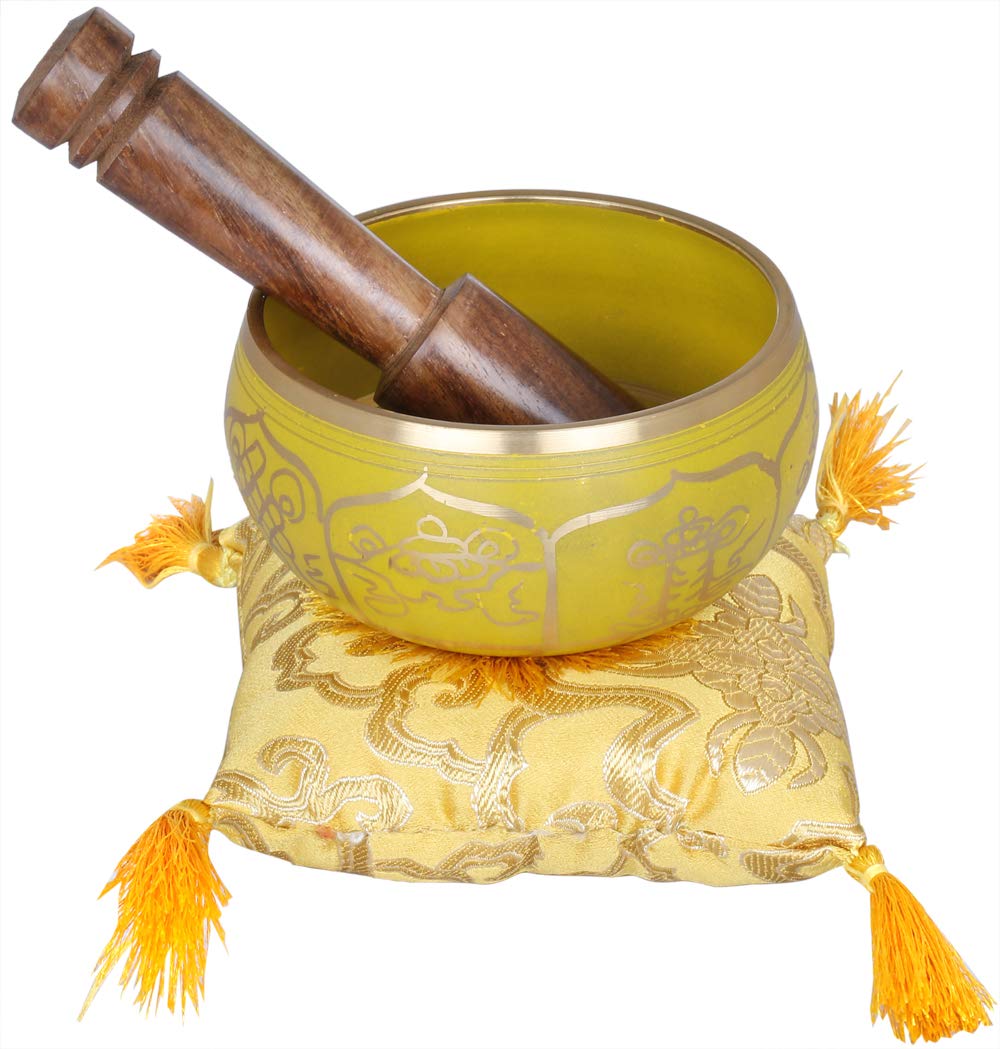 Bol tibétain laiton Exotic India pour retrouver le calme intérieur