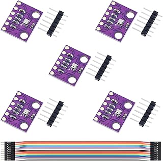 DAOKI 5Pcs Pressure Sensor Module BMP280 3.3V Digital Barometric Altitude Pressure Atmospheric Module for Arduino High Precision with Dupont Cable