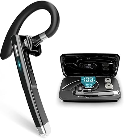 Amazon Co Jp Bluetoothヘッドセット 21年業界先端 Bluetooth5 2 Bluetoothイヤホン ワイヤレス ヘッドセット イヤホン 片耳 ビジネスヘッドセット 耳掛け式 左右耳兼用 Cvc8 0ノイズキャンセリング ハンズフリー通話 10時間連続使用 ミュート Siri機能搭載500mah