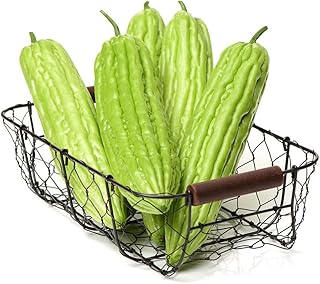 30pcs Bitter Gourd Seeds Strong Adaptability Bitter Melon Suitable Planting in Any Garden Common Vegetable in Kitchen Low Maintenance