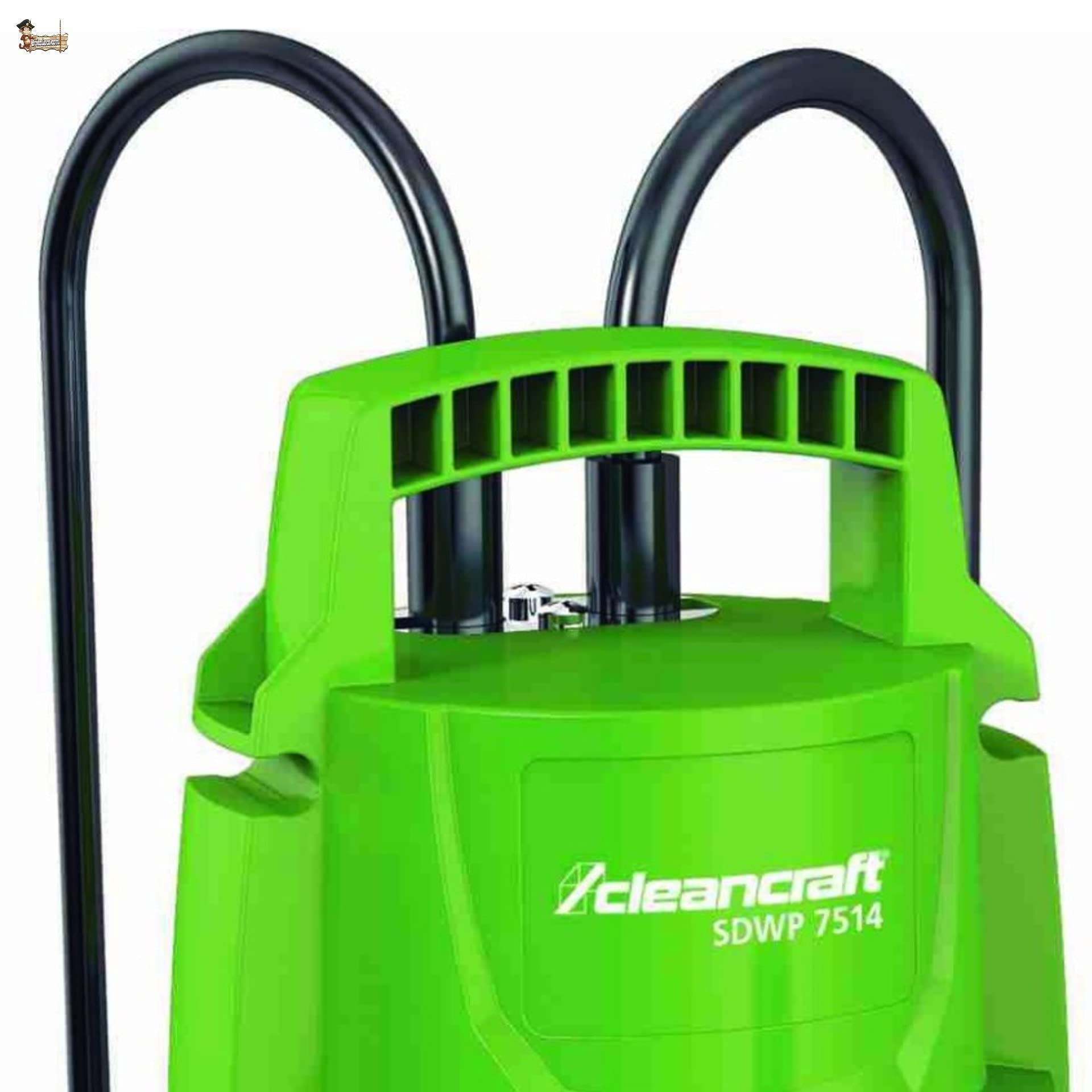BricoLoco Bomba sumergible achique aguas sucias. Boya eléctrica. 8 metros elevación. 750 watios. Apagado automático por falta de agua. Evita roturas. Caudal 233 litros por minuto.