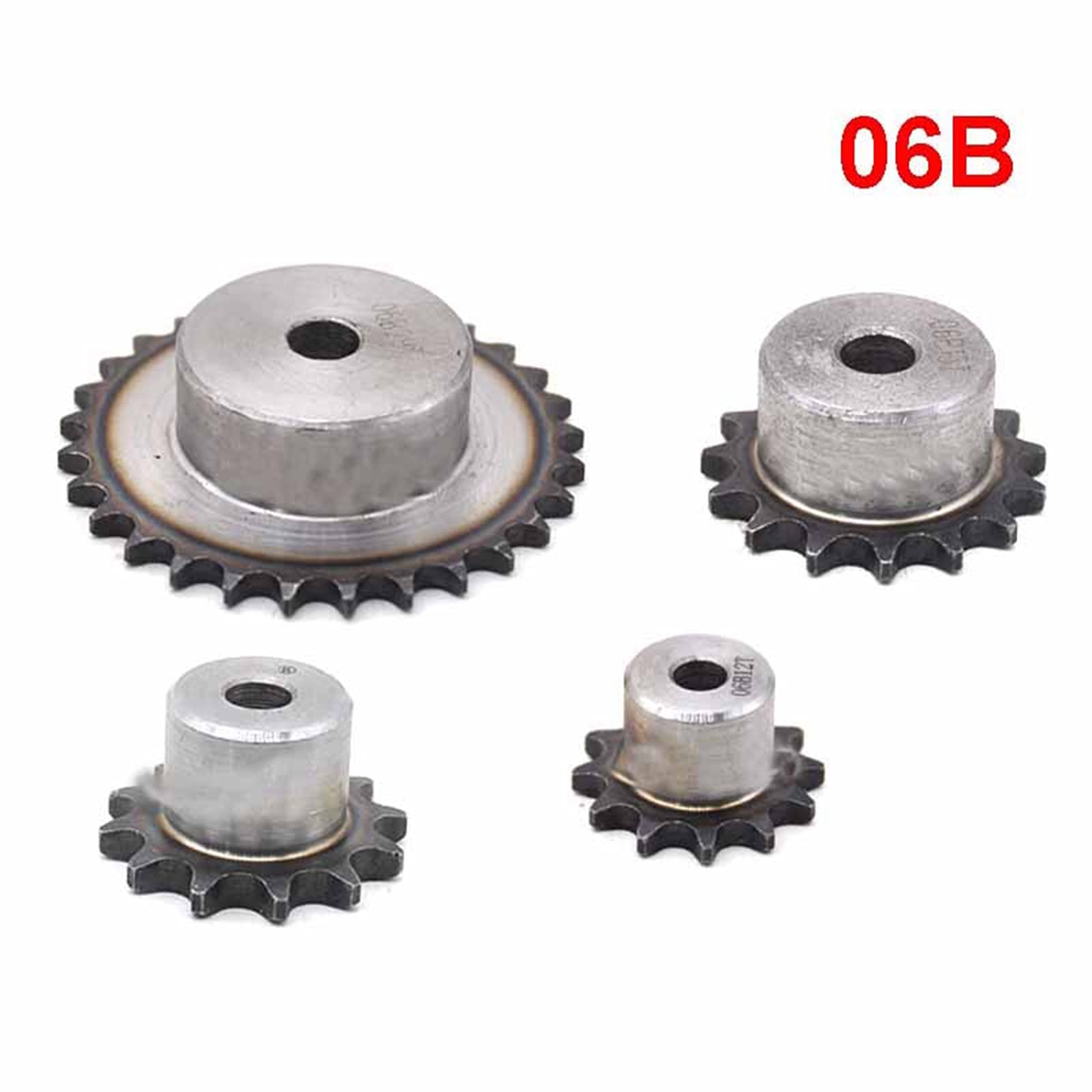 1Pc (Typ 06B) 25-40 Zähne Kettenrad Industrial Power Transmission Stahl Rollenkettenrad Getriebe, 06b-30 Zähne