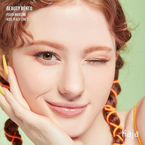 Miniatura 5 de Kaja Beauty Bento Collection - Trío de Sombras de Ojos Elásticas  16 Peach Madeline  Tono Melocotón Nude  Vegano, Libre de Crueldad