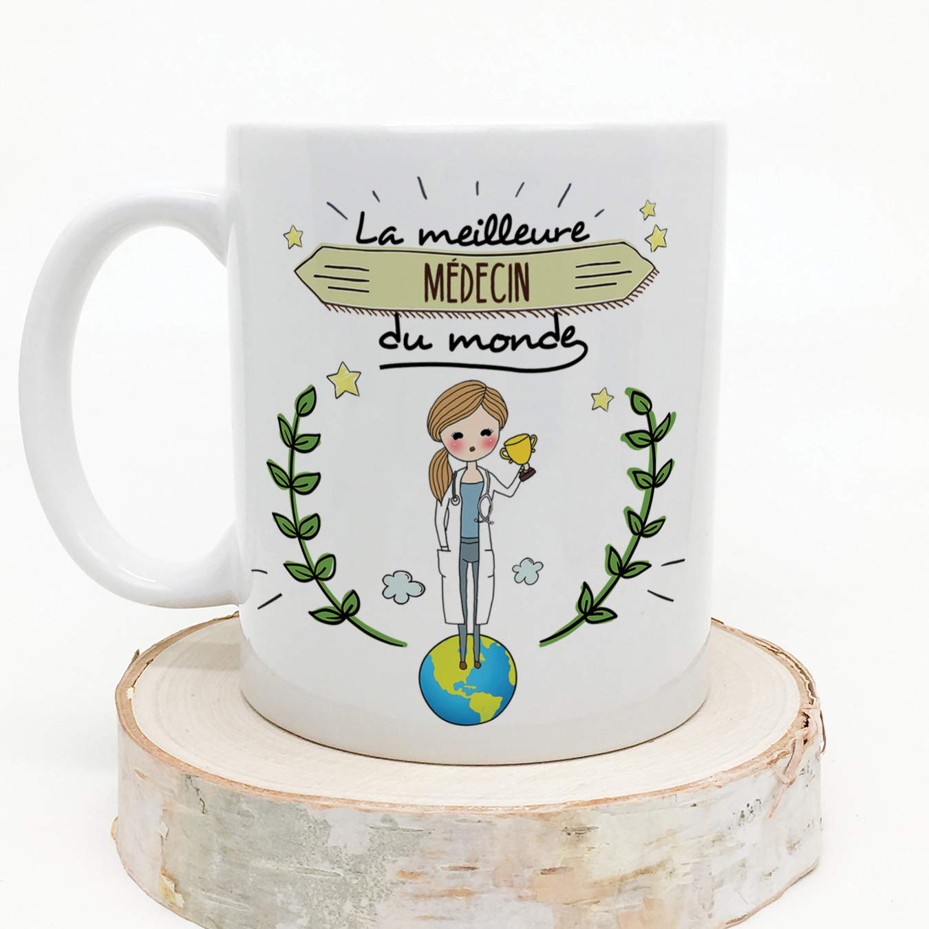 MUGFFINS Tazza Da Colazione Originale Per Medici E Professionisti, 350 Ml, Ceramica, Lavabile In Lavastoviglie