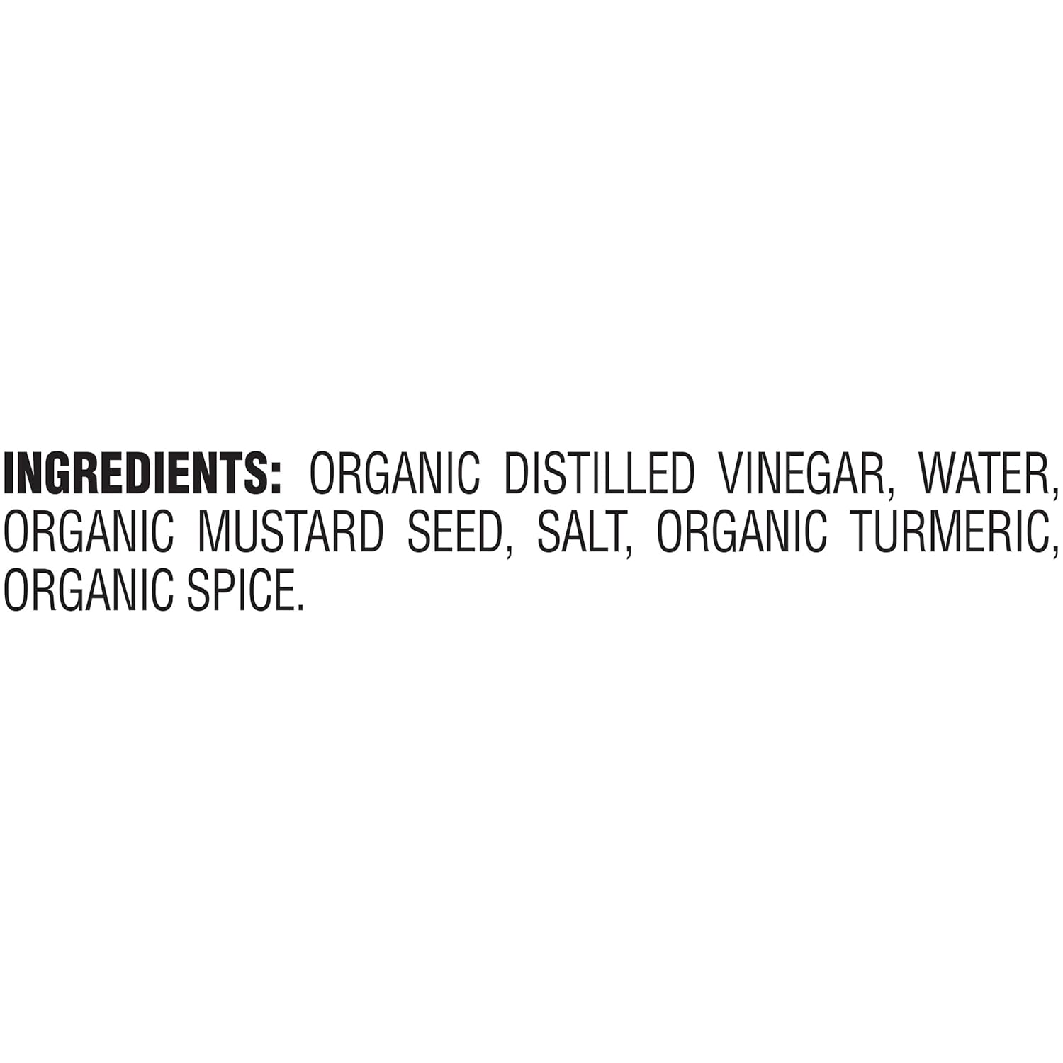 Heinz Organic Yellow Mustard (20 oz Bottles, Pack of 6)