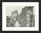  Biller Antik Ancien château à Baden-Baden Monument Hohenbaden I F_Vintage 01898 Encadré