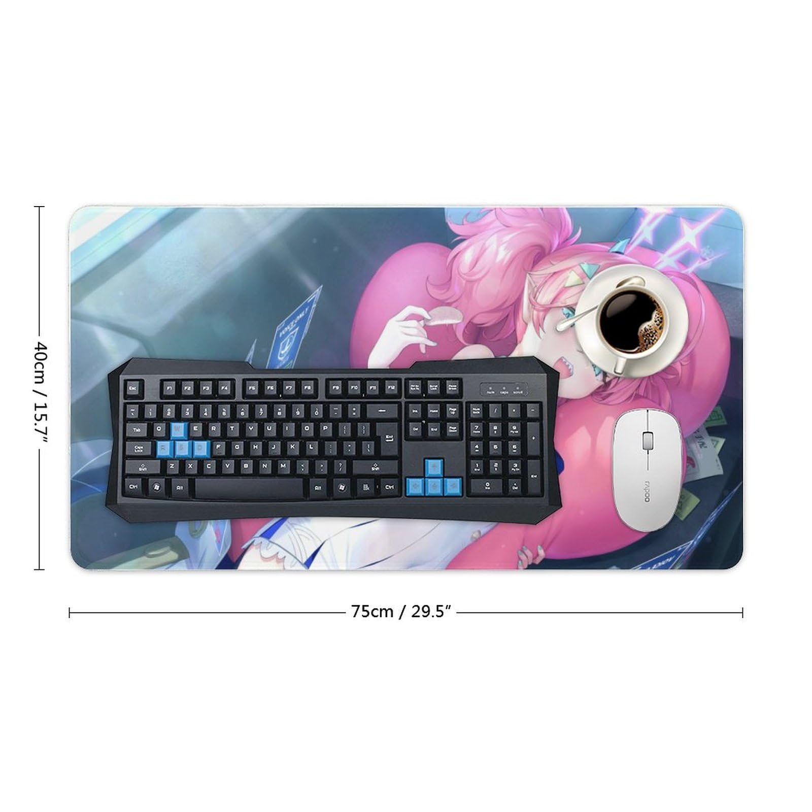 Amazon.co.jp：デスクマット マウスパッド ブルーアーカイブ ブルアカ