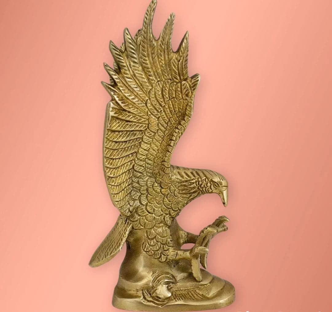 Buy Brass Eagle Statue Handicraft Showpiece Home Decor Animal & Bird Figurines Antique