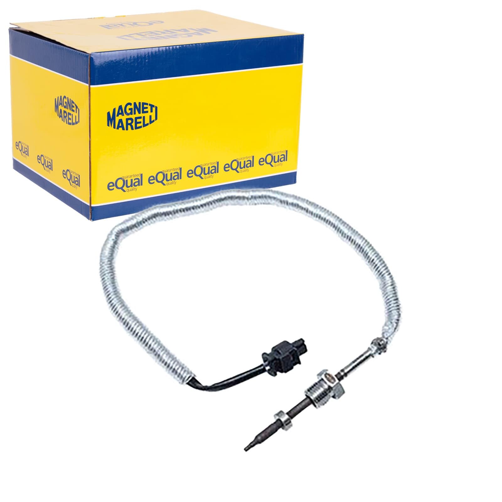 Magneti Marelli Schwarz Sensor Für Abgastemperatur | Kompatibel Mit: Chrysler Grand Voyager V, Dodge Nitro, Jeep Cherokee, Wrangler Iii