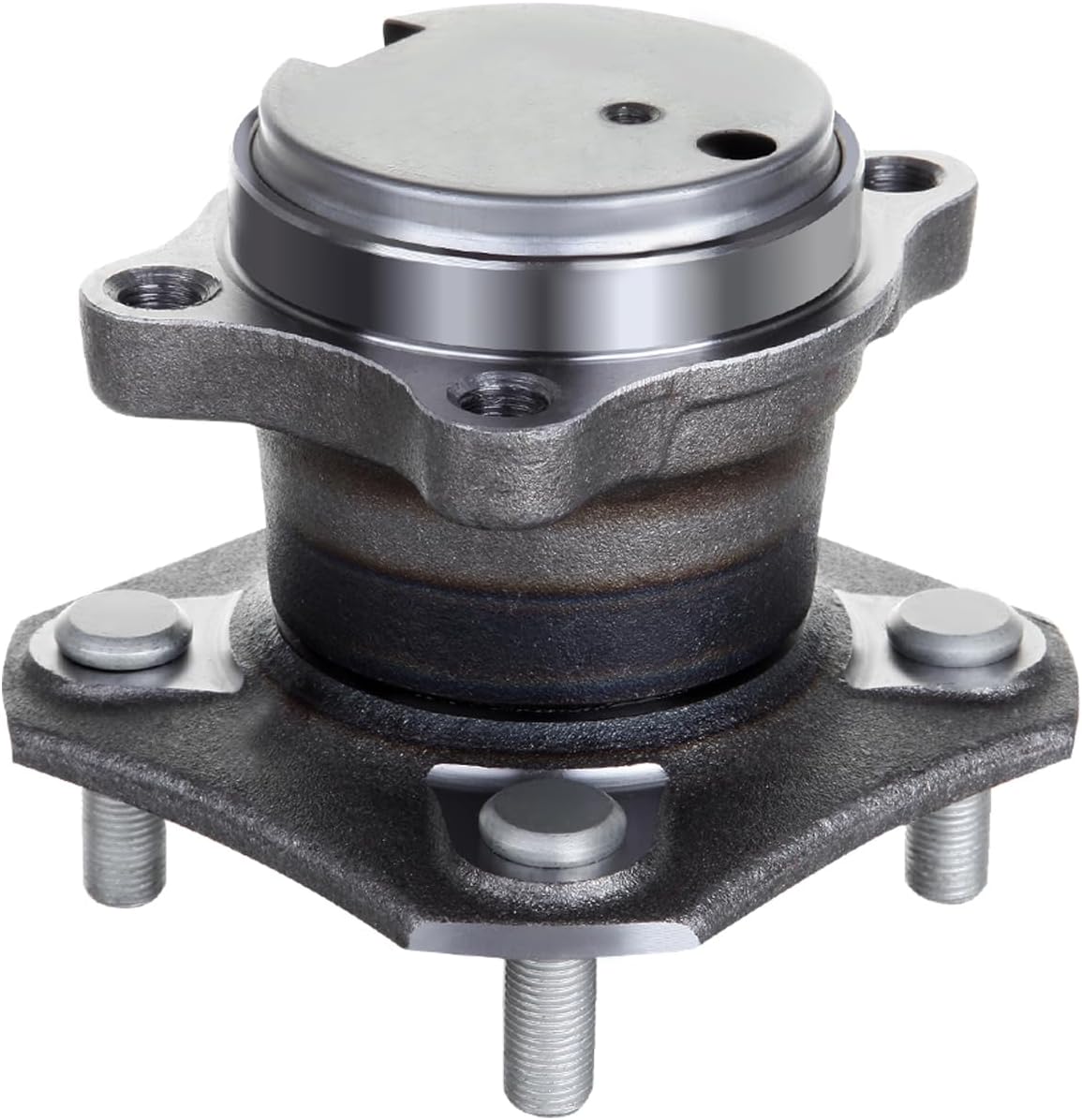 ECCPP Rear Wheel Hub Bearing Assembly 4 Lugs w/ABS for 2007-2012 Compatible with 512384