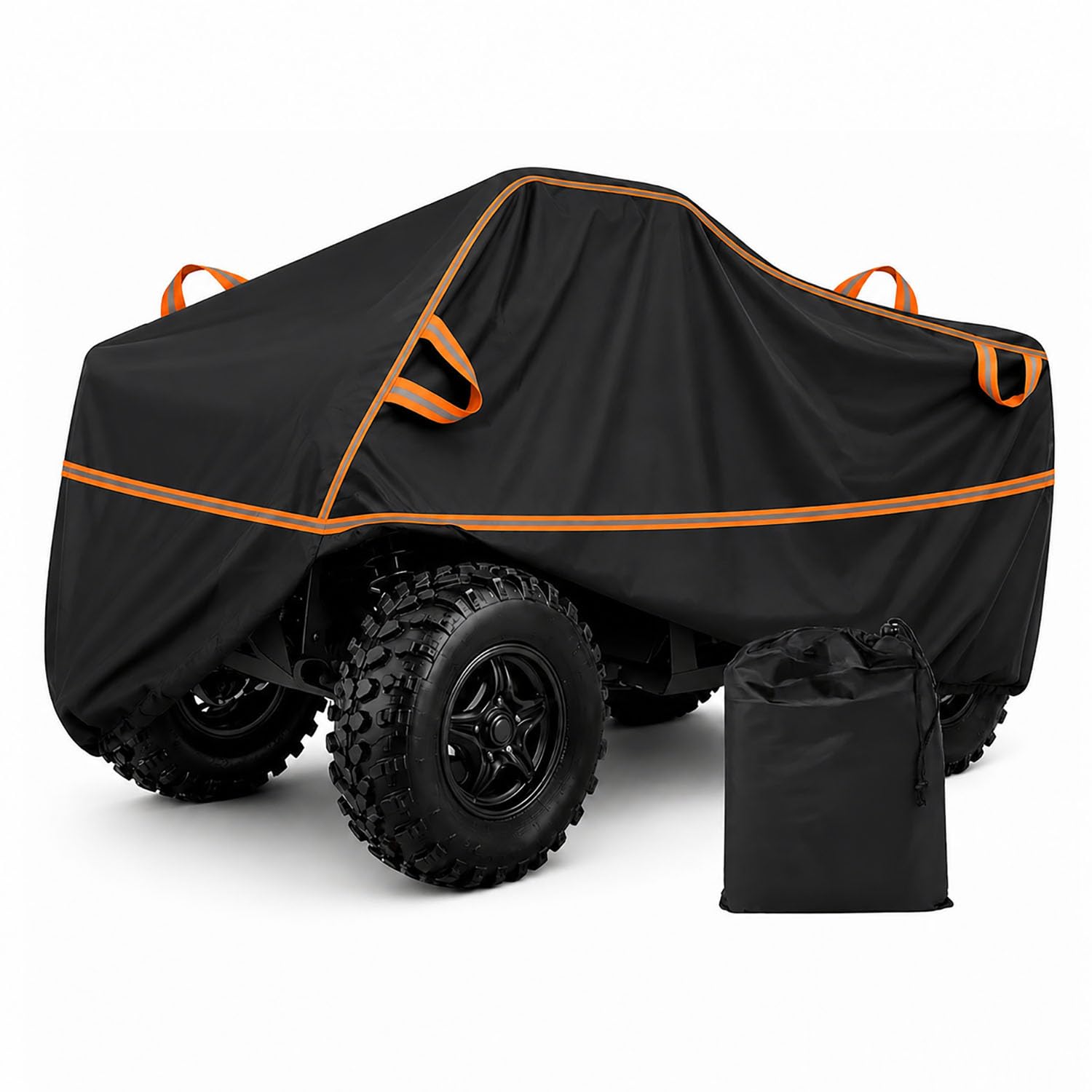 BPQYSBLD ATV Outdoor Cover Waterproof for SMC Ram 520 EFI 2015-2026 Quad Bikes UV Rain Snow Dust Protection All Season Storage Cover