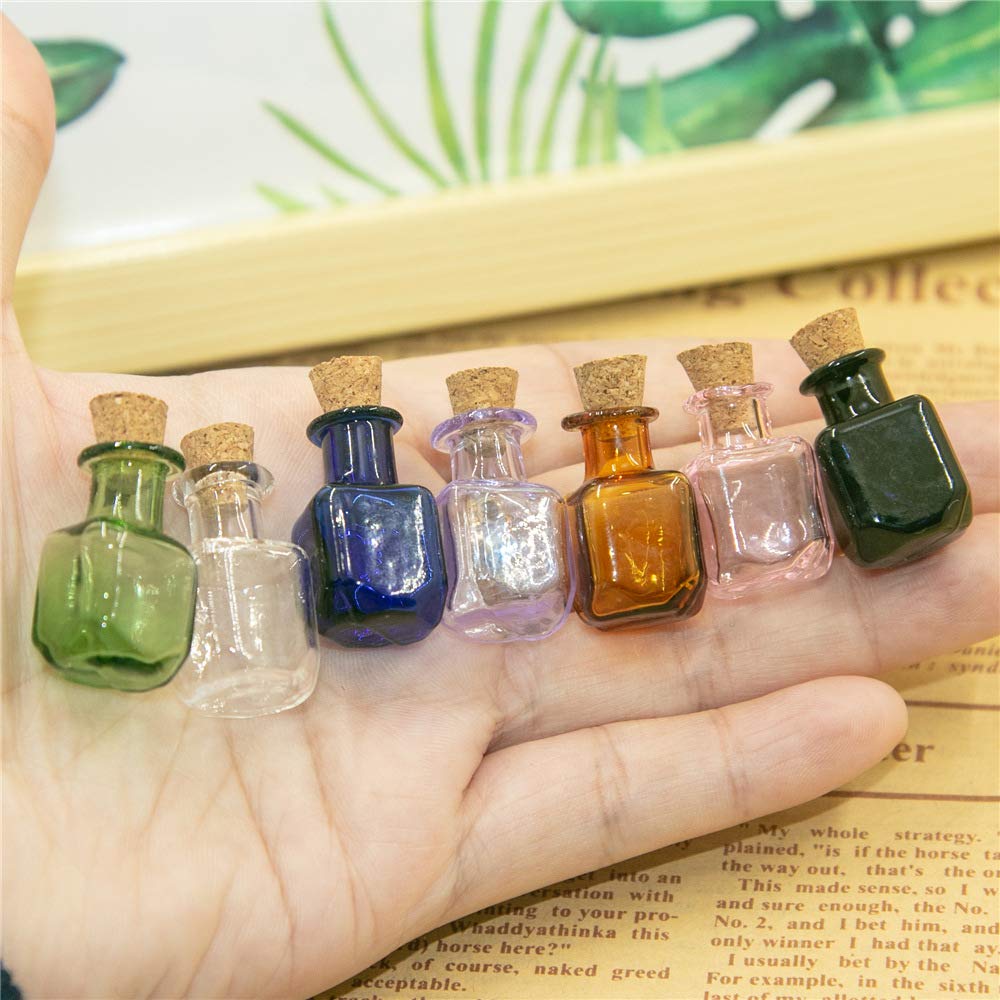 レトロな小瓶 Amazon.co.jp: PH PandaHall 10個 ガラス瓶 小さい ぽってり 可愛い