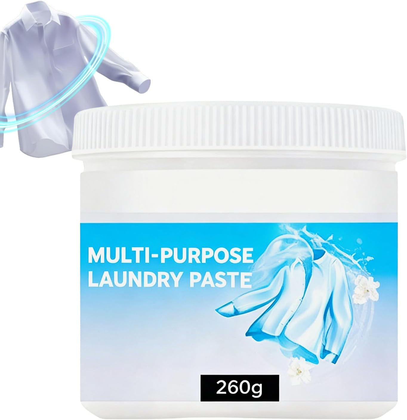 Laundry Cleaner, Concentrated Clothes Cleaning Paste, Oil Stain Remover Detergent for Fabrics, Quick to Use, Washing Tool, Cleaning Accessory for Cotton Linen Shoes Shirt Pants Coat Bedding Home Daily