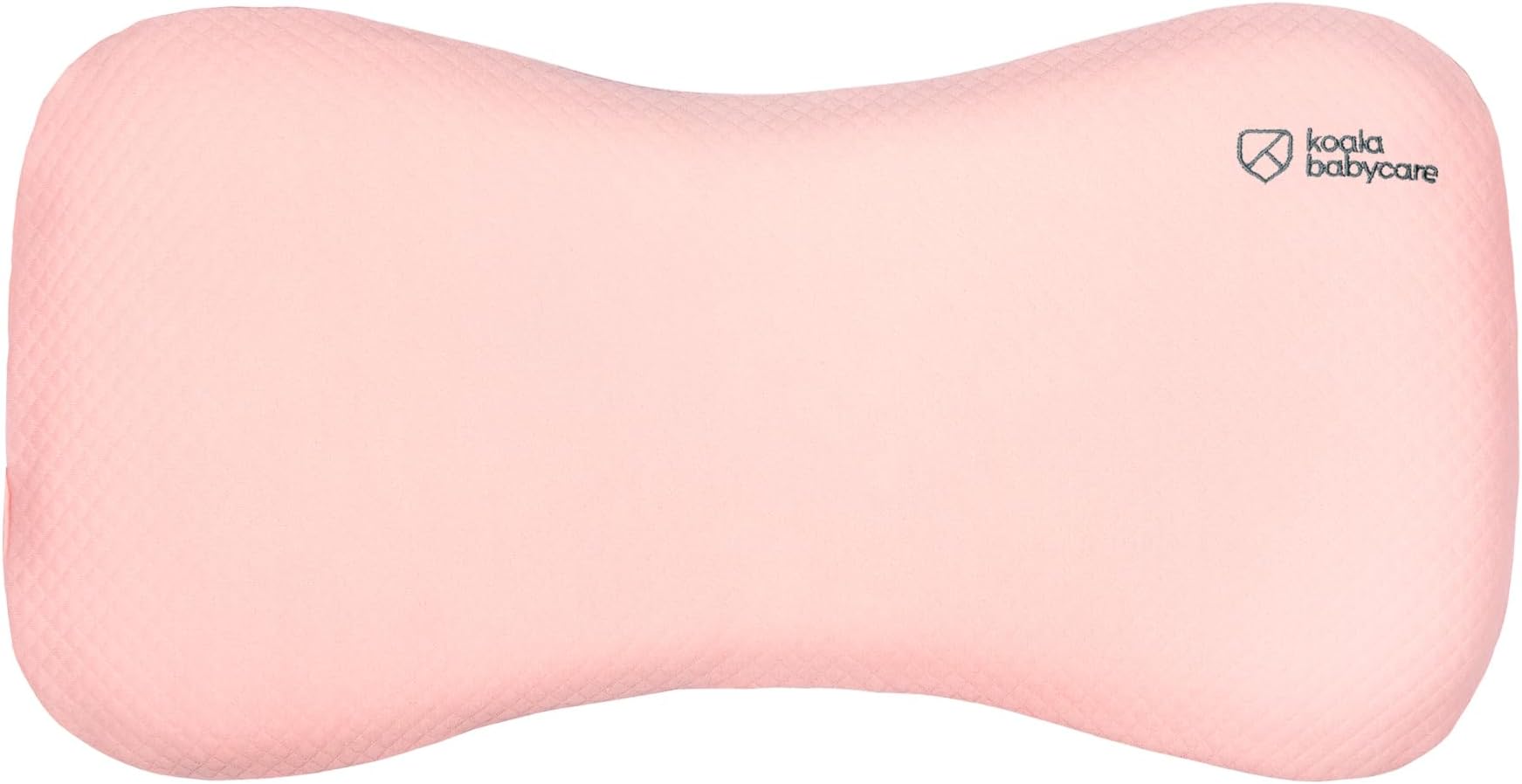 KOALA BABYCARE Plagiocephaly Baby Pillow with Two Removable Pillowcases to Help Prevent and Treat Flat Head Syndrome in Memory Foam - Koala Perfect Head - Pink