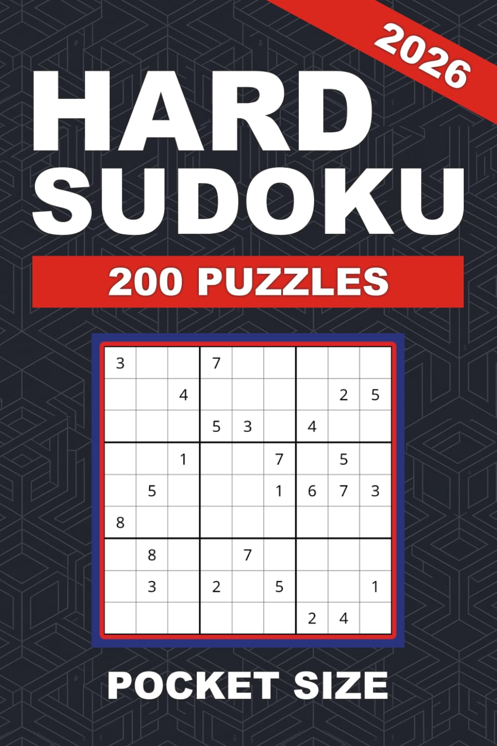 Hard Sudoku Pocket Size: 200 Hard Sudoku Puzzles | Portable Travel-Friendly Puzzle Book (Pocket Sudoku Puzzle Books)