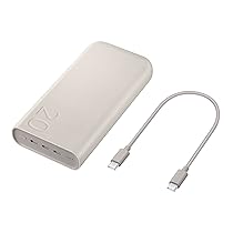 Samsung Caricabatterie Portatile 20.000 mAh Power Bank Super Fast Charging 45W, 3 porte di ricarica USB-C, Beige