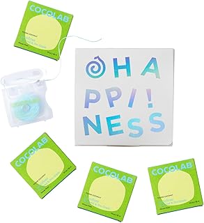 Sponsored Ad - Cocolab Woven Dental Floss, Dentist-Designed Oral Care, Coconut Scent, Waxed, Expanding, Kid-Friendly String Floss with Coconut Oil, 4 Spools (33 yd Each)