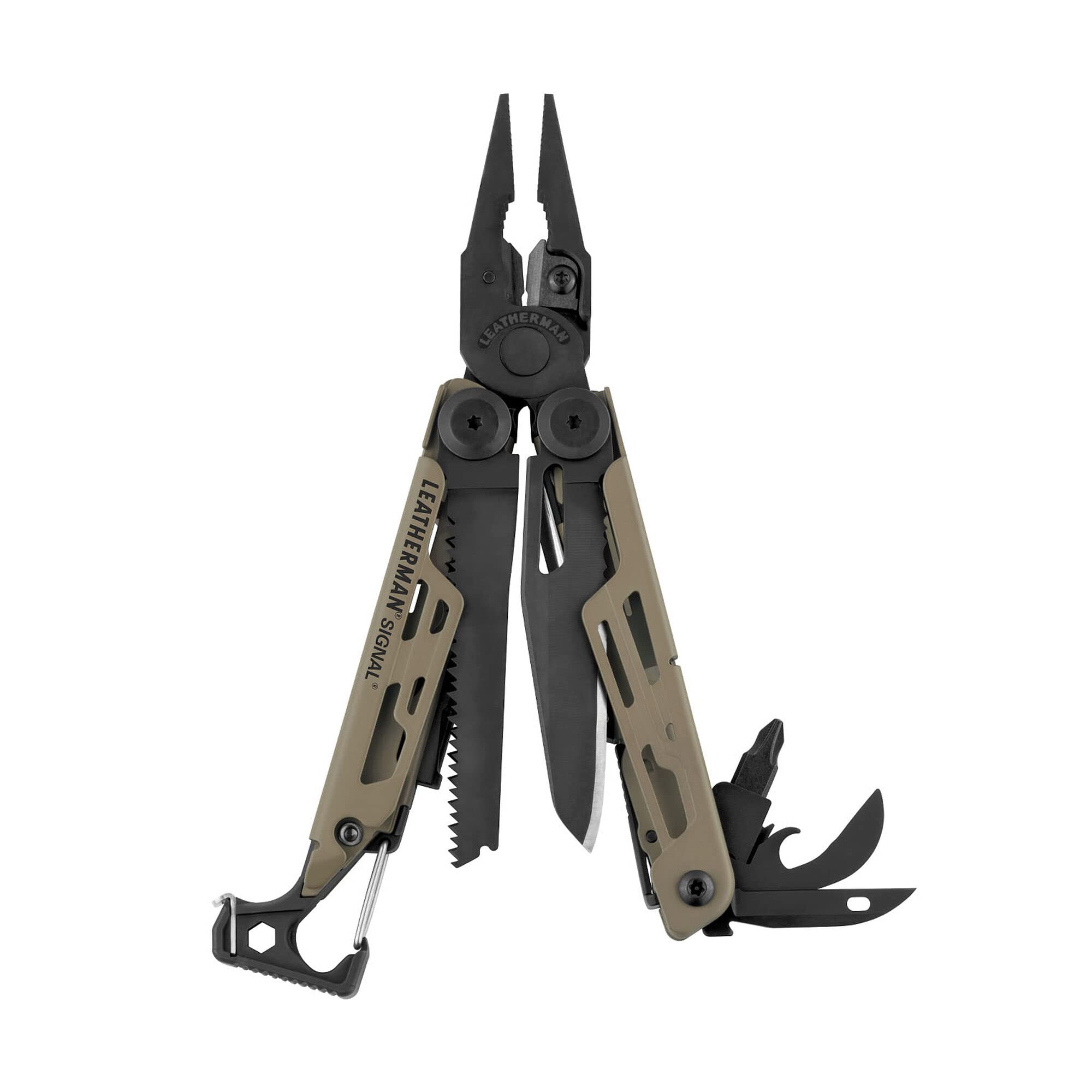 Amazon.co.jp: LEATHERMAN(レザーマン) マルチツール SIGNAL Coyote  