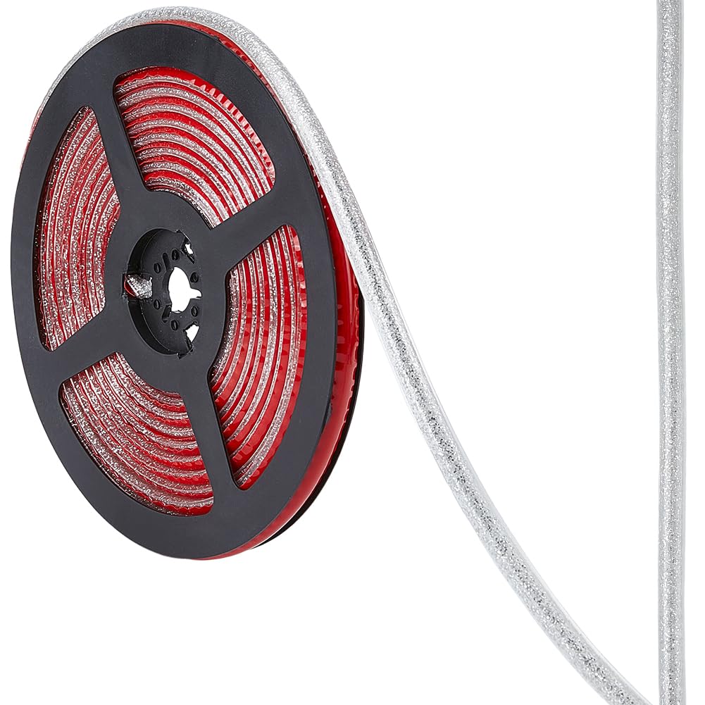 GORGECRAFT 5m Gap Tape Self-Adhesive Sealing Strip 8mm Ceramic Tile Caulk Strips Silver Waterproof Peel and Stick Tape Roll Flexible Triangle Molding Trim for Shower Bathtub Bathroom Toilet