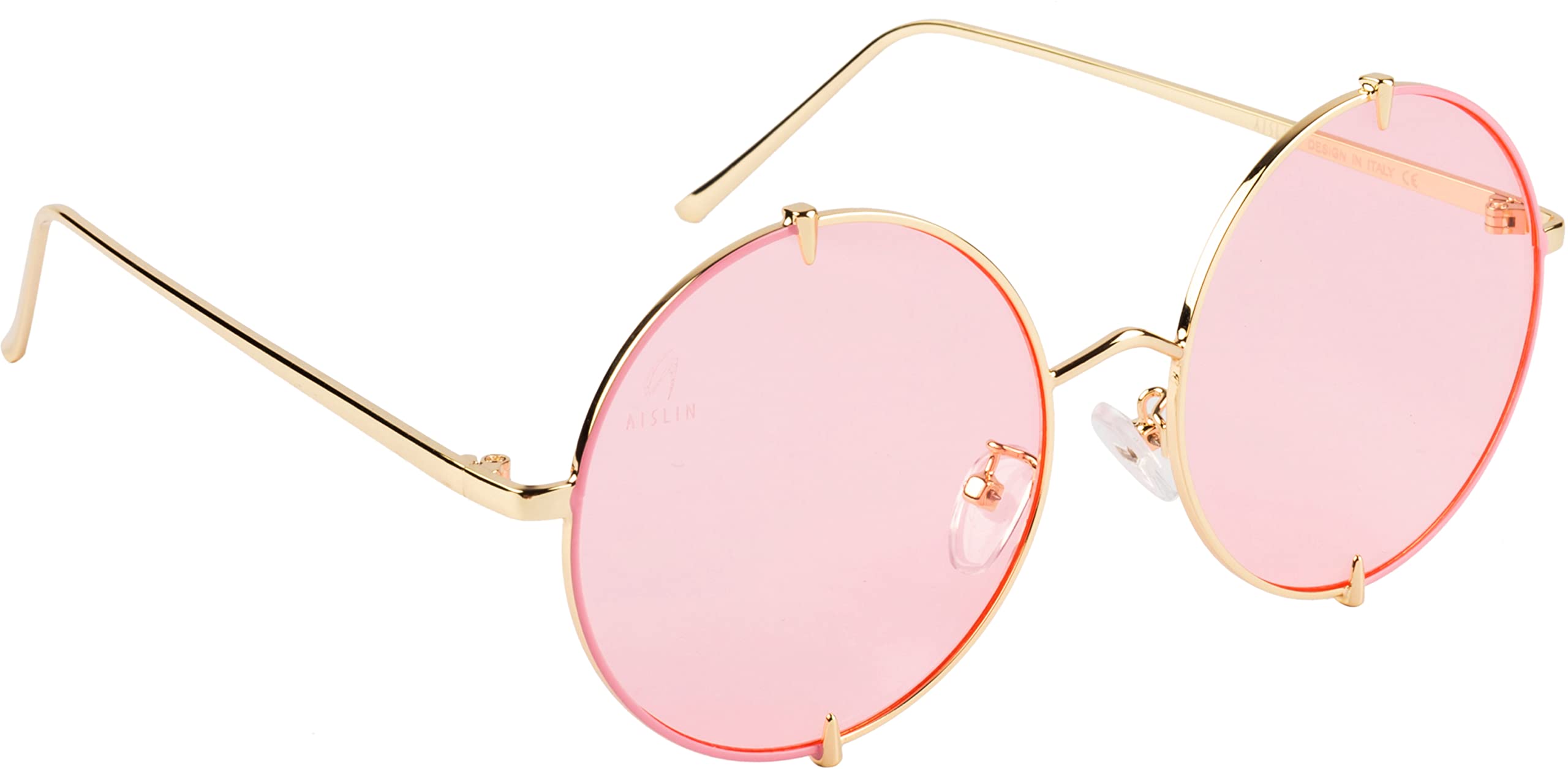 aislin UV Protected Round Sunglasses for Women (AS-80512-97)-picture-43