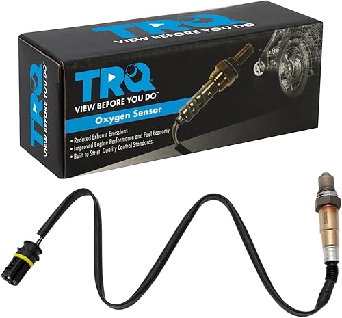 Vista 244 de TRQ Sensor de Oxígeno O2 de 4 Hilos de Banda Estrecha Compatible con VW Atlas 2.0L 2018-21, VW GTI 2.0L 2016-18, Audi A3 Quattro 2.0L 2015-18, VW