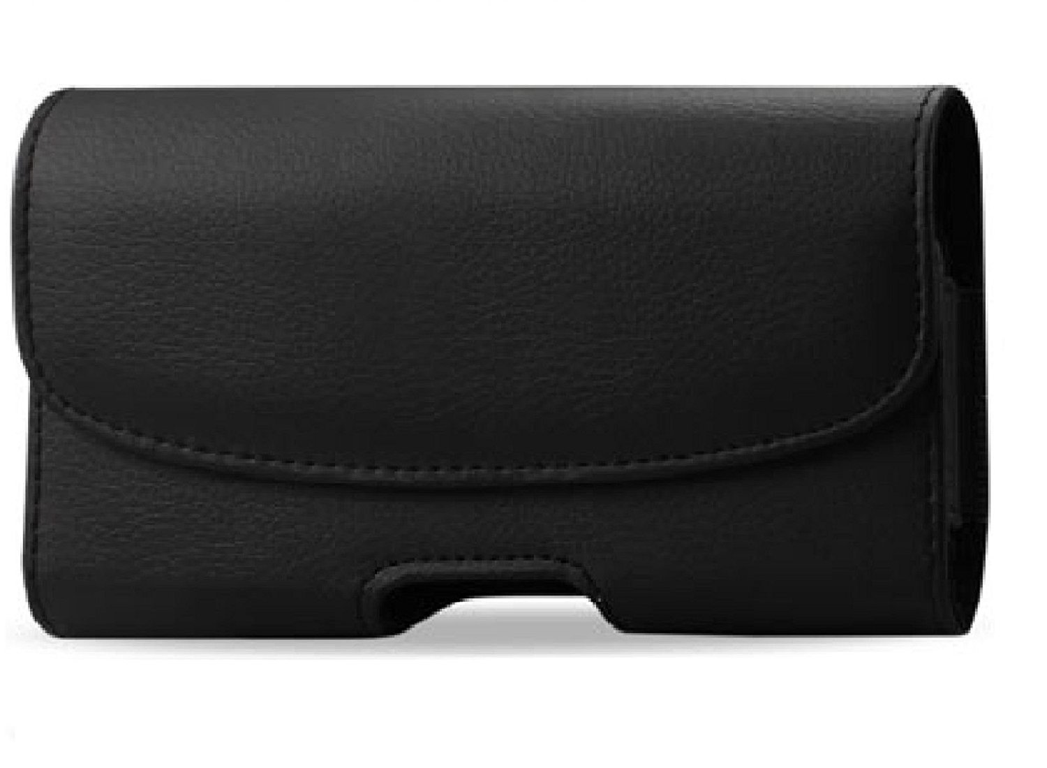 Replacement Black Leather Pouch Phones Case Belt Clip Holster for Samsung Galaxy S8 Plus 2017 6.2''