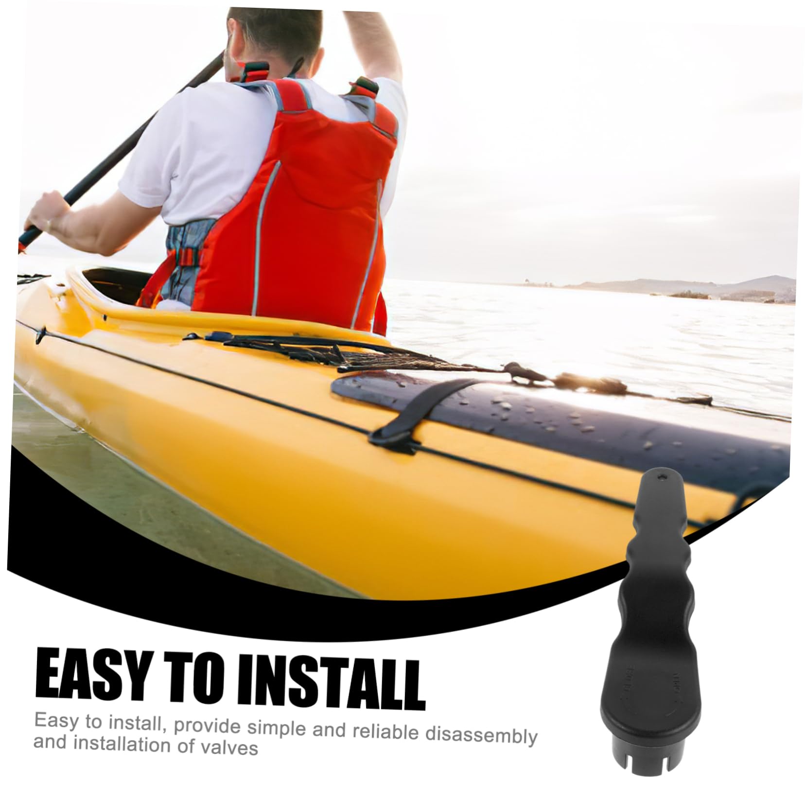 Clé De Valve Universelle En Plastique – Pour Kayak, SUP, Paddle Et Bateaux Gonflables – Outil Pratique Et Léger